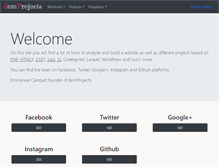 Tablet Screenshot of domprojects.com